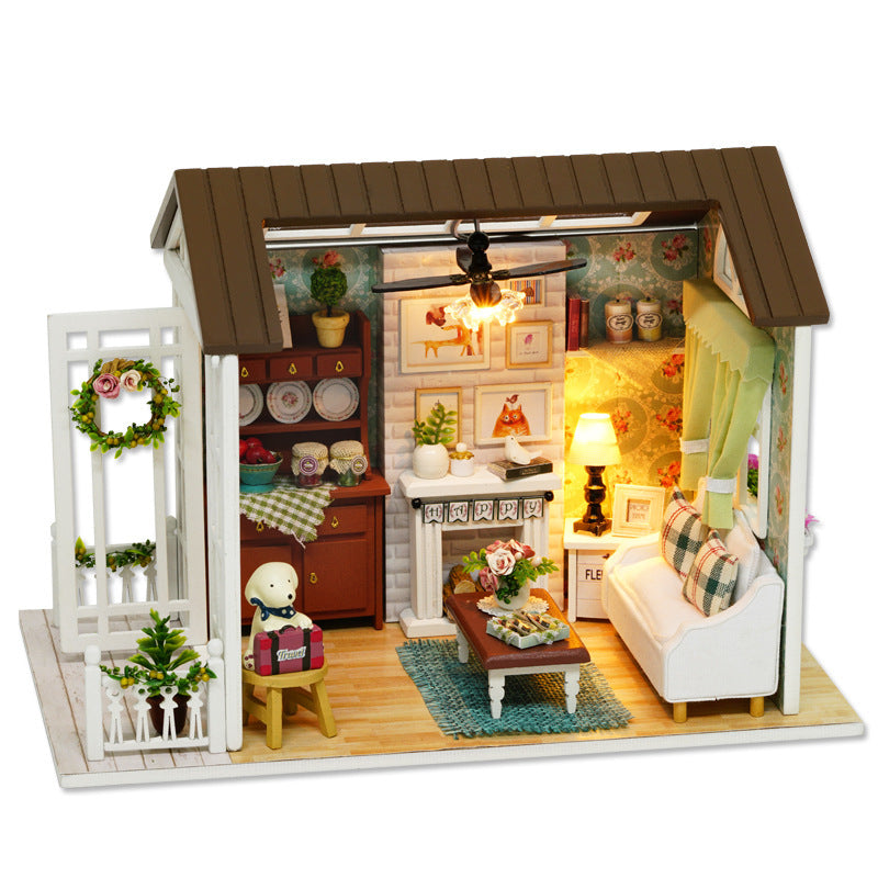 Wholesale DIY Miniature house hand-assembled model